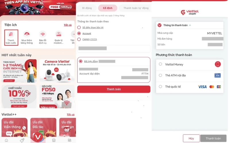 cách huỷ gói mạng wifi viettel