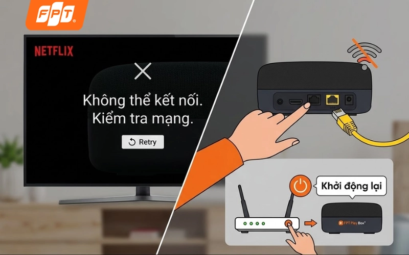 cài netflix trên fpt play box