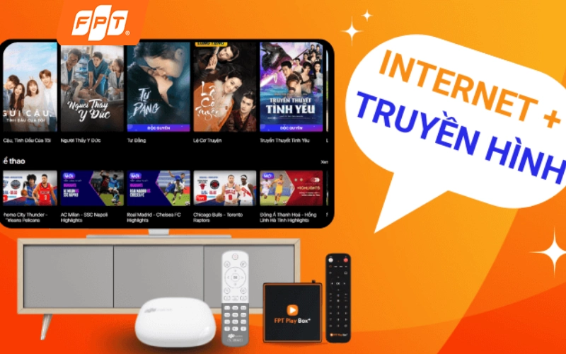 ết nối đầu thu vào đúng cổng STB trên modem FPT