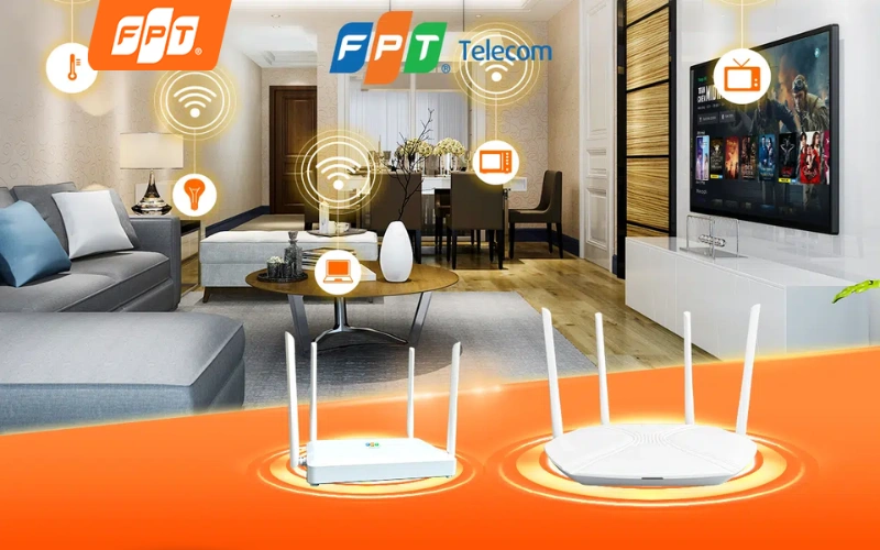 Gói An Tâm FPT sử dụng cáp quang FTTH và WiFi 6 mang lại kết nối ổn định
