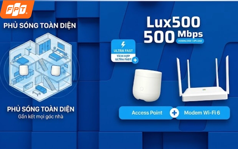 Gói cước Lux 500 FPT