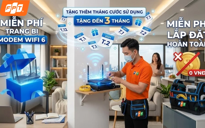 Gói cước Lux 800 FPT