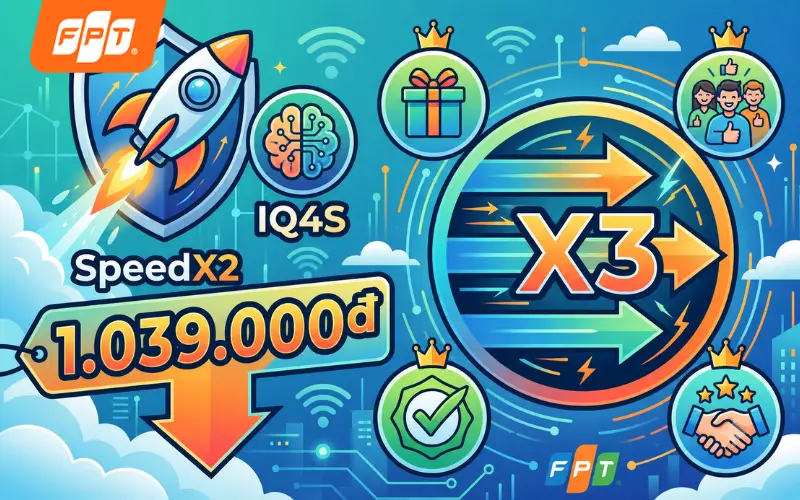 gói cước FPT SpeedX2 - IQ4S