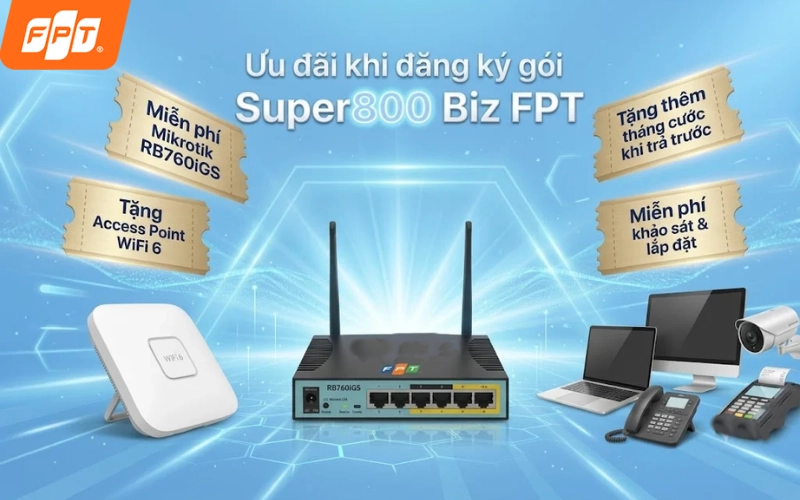 gói cước Super800 Biz FPT