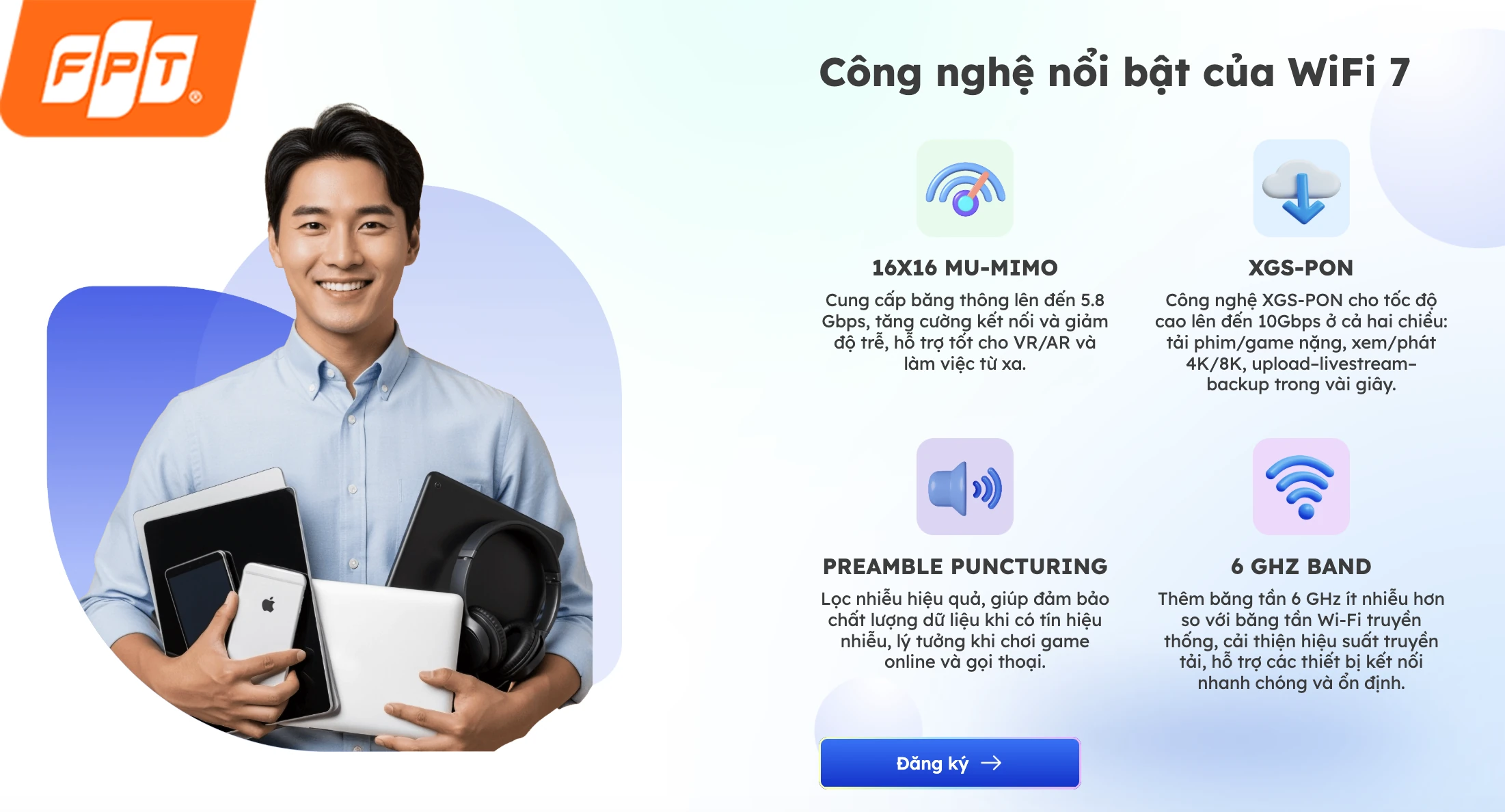 Wifi 7 công nghệ XGSPON đang được đón nhận rộng rãi tại TP HCM