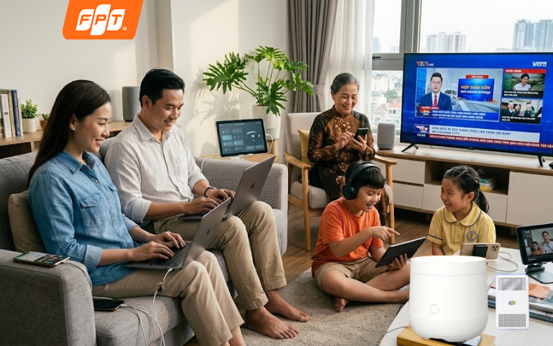 Internet đối xứng 1000Mbps giúp gói Combo Meta F2 Lite xử lý mượt mà tác vụ họp Zoom, tải Cloud và giải trí 4K