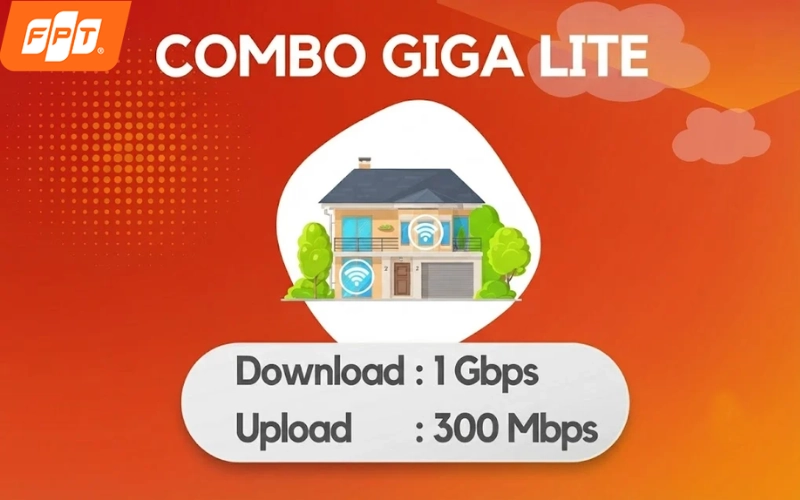 Combo Giga Lite tốc độ 1000Mbps ổn định cho gia đình