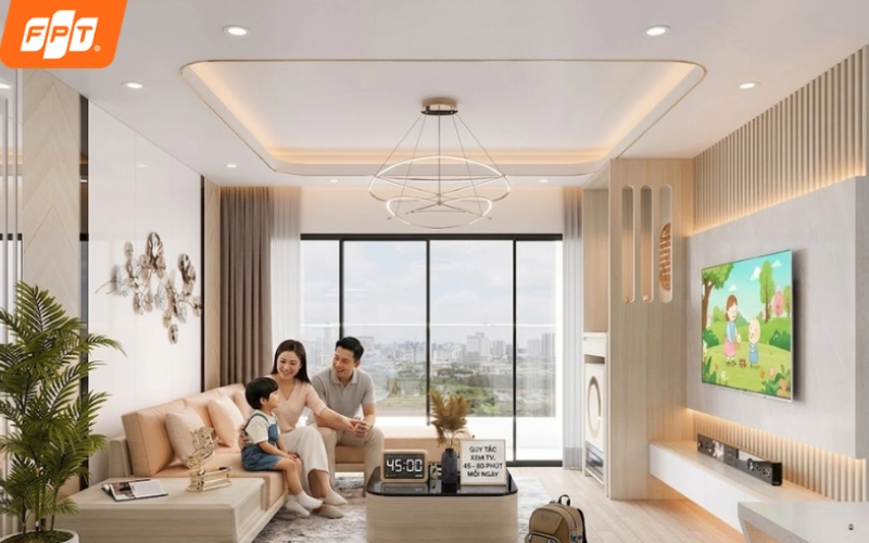 Gia đình cùng quây quần trải nghiệm giải trí chất lượng cao với gói cước VIP7 Combo Sky V.VIP Box FPT
