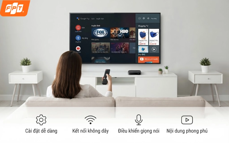 Ứng dụng FPT Play VVIP cao cấp hỗ trợ xem truyền hình và phim bản quyền mượt mà trên đa thiết bị
