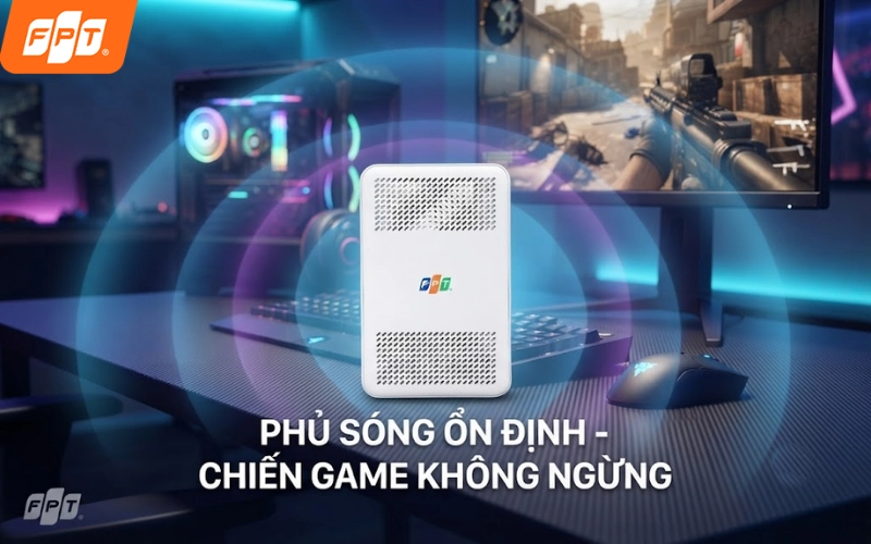 Thiết bị Access Point giúp phủ sóng Wifi mạnh mẽ cho phòng chơi game ở góc khuất