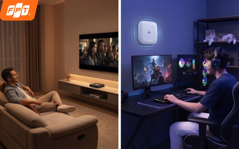 Tốc độ mạng 1000Mbps giúp game thủ tải game dung lượng lớn và cập nhật nhanh chóng