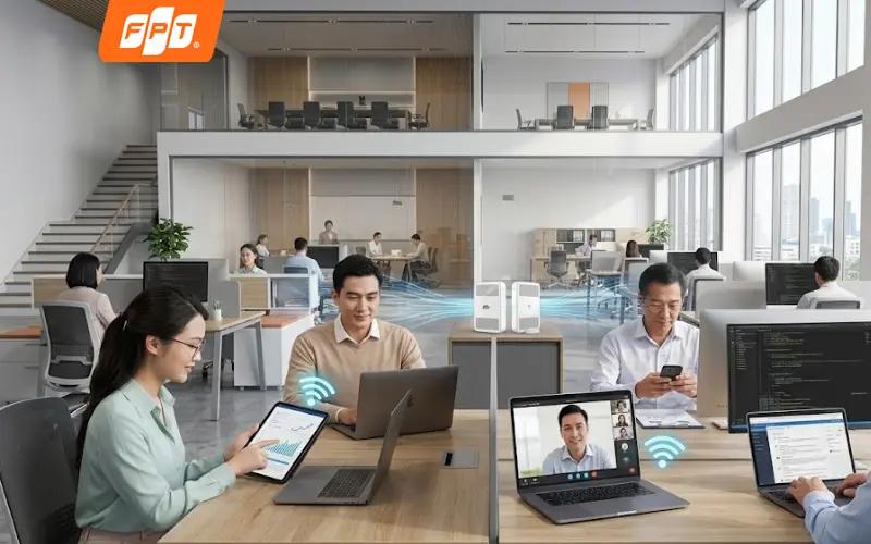 Combo Sky F2 Lite mở rộng vùng phủ Wifi hạn chế điểm chết