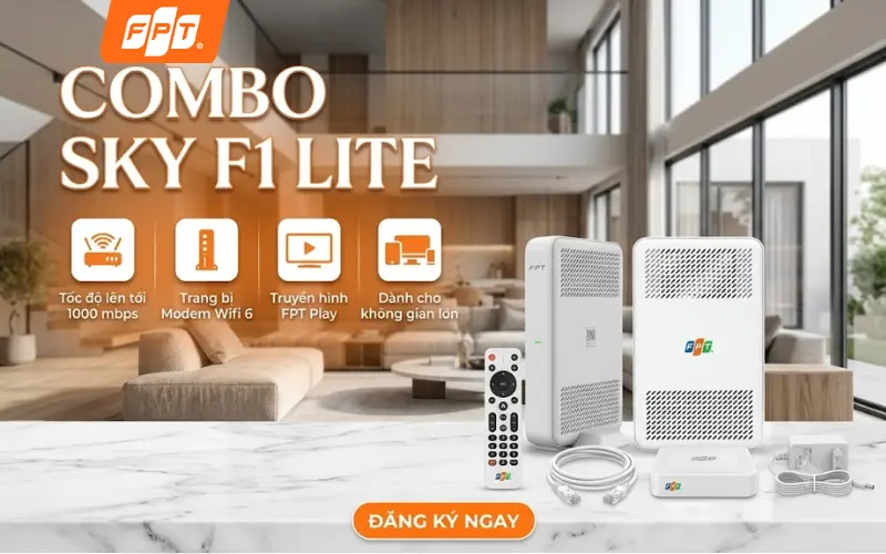 Combo Sky F1 Lite modem Wifi 6 Access Point FPT Play VIP