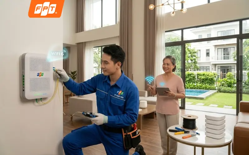 FPT Telecom khảo sát lắp đặt Combo Meta F2 Max nhanh