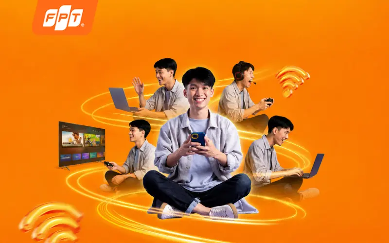 Modem Wifi 6 FPT với đường truyền internet đối xứng 1Gbps hạn chế tối đa tình trạng giật lag