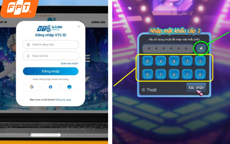 Đổi mật khẩu audition
