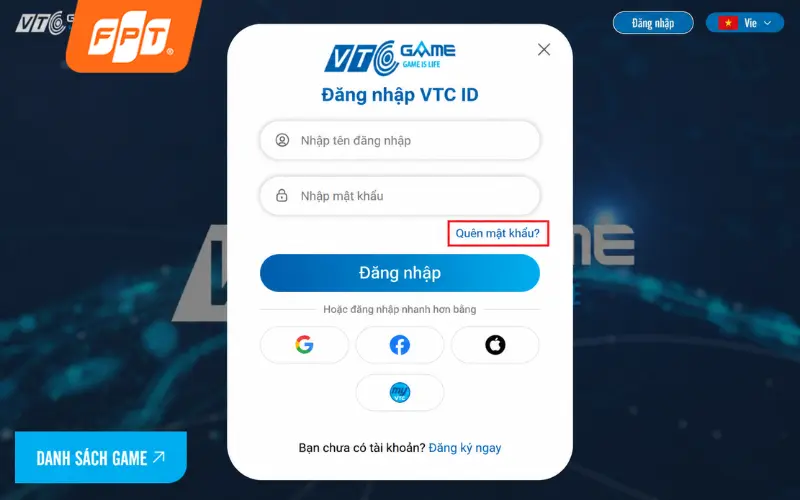 đổi mật khẩu audition