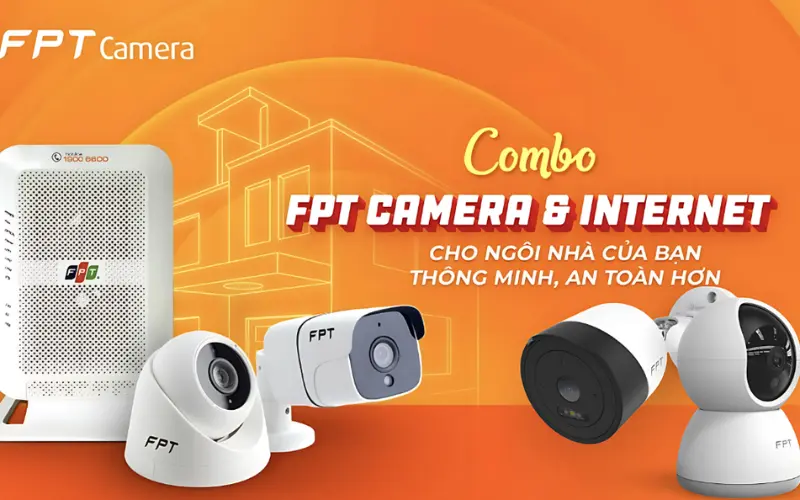 Giải pháp gói cước Combo Internet Wifi 6 kết hợp Camera an ninh FPT lưu trữ đám mây Cloud