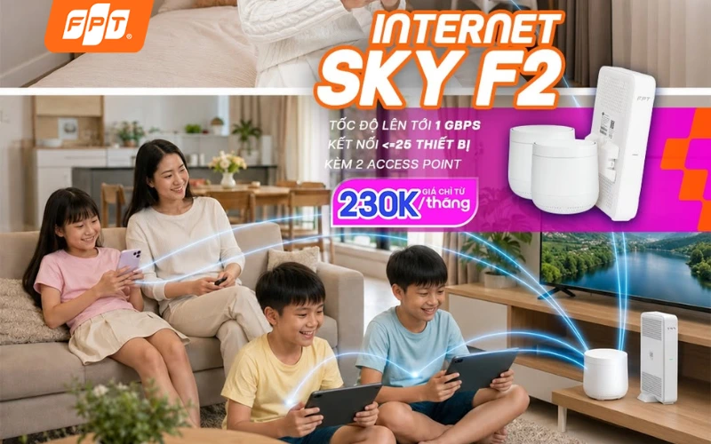Cá nhân và người thuê trọ tại phường Phú Thuận trải nghiệm internet Wifi 6 tốc độ cao ổn định