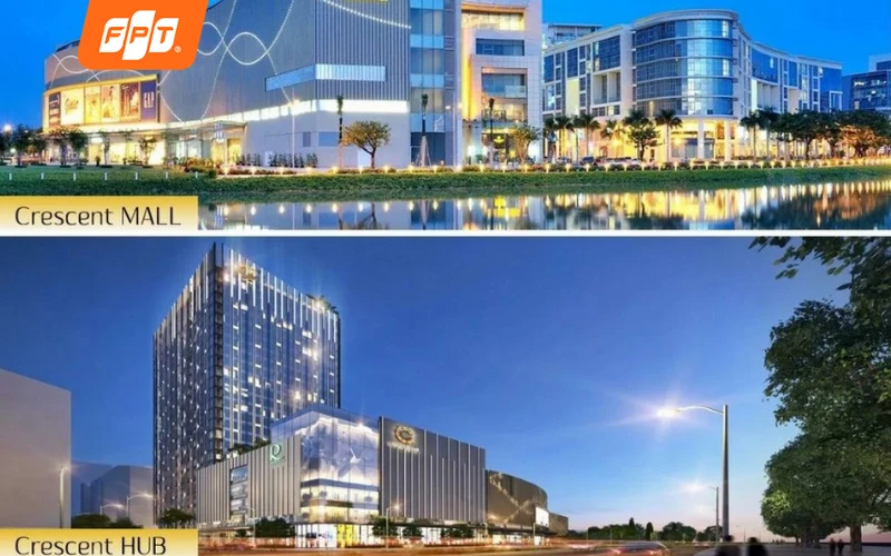 Crescent Mall và Hồ Bán Nguyệt tại phường Tân Mỹ với nhu cầu Internet tốc độ cao