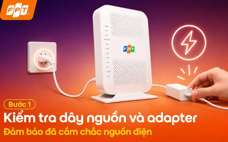 cách sửa cục wifi không có internet