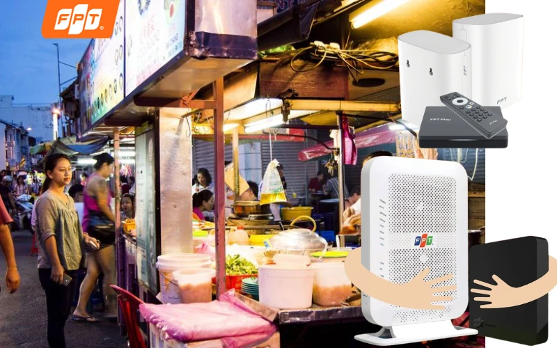 Khu vực chợ Bình Thới sầm uất tập trung nhiều hộ kinh doanh và dân cư đông đúc tại Quận 11