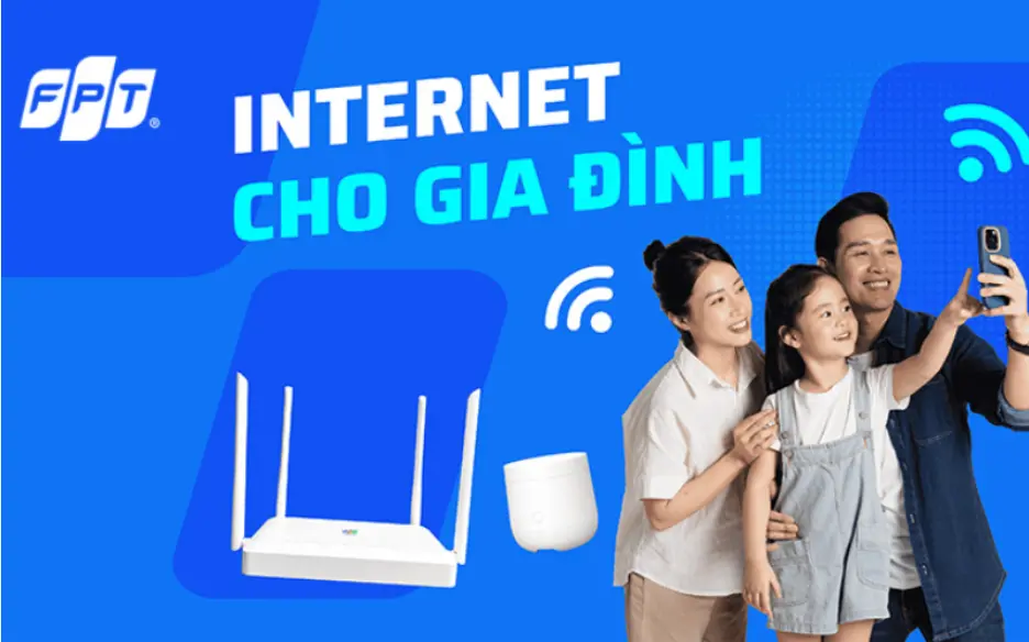 Bảng giá các gói cước internet FPT Wifi 6 dành cho hộ gia đình tại phường Đông Hưng Thuận