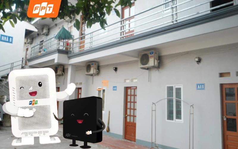 Giải pháp internet FPT cáp quang Wifi 6 tốc độ cao cho hộ gia đình và dãy nhà trọ tại Phú Thọ