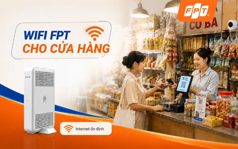 Chọn gói cước Internet phù hợp đáp ứng nhu cầu kinh doanh cho cửa hàng nhỏ