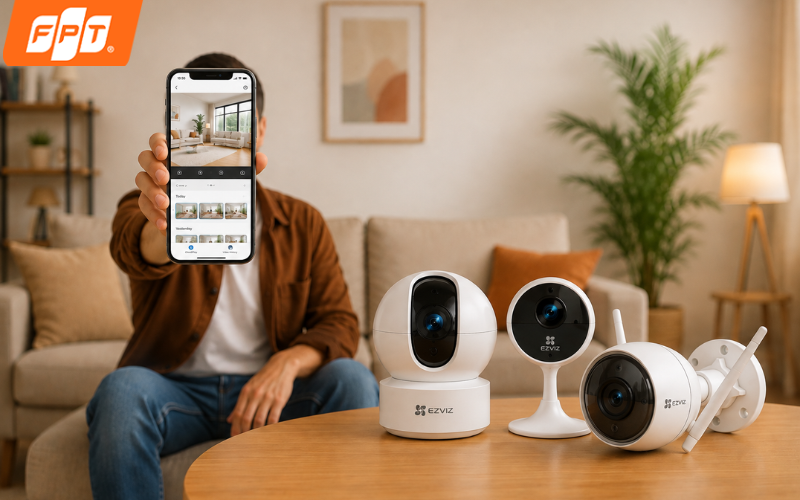 cách kết nối camera EZVIZ với điện thoại