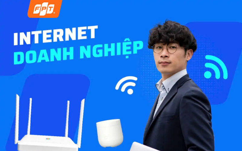 Hình ảnh quảng cáo gói cước Internet của nhà mạng Telecom, dành cho doanh nghiệp.