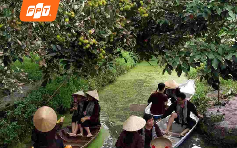 Chợ Lái Thiêu vườn trái cây ven sông Sài Gòn