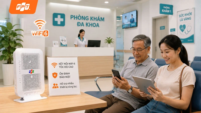 Phòng khám tư nhân sử dụng internet FPT quản lý hồ sơ bệnh nhân