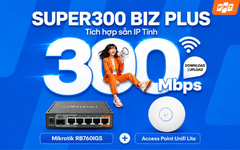 Lắp Internet Wifi FPT Phường Tây Nam khu công nghiệp Protrade cho doanh nghiệp
