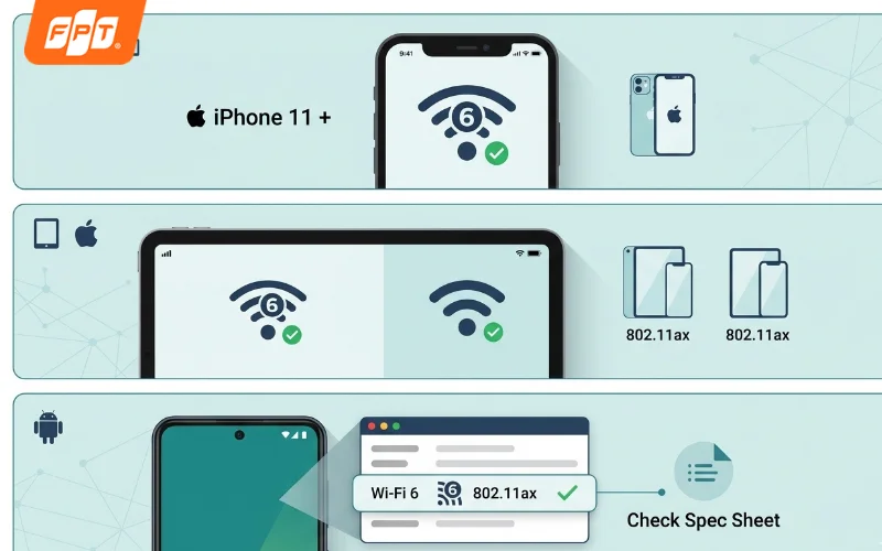 Cách nhận biết wifi 6 trên iPhone