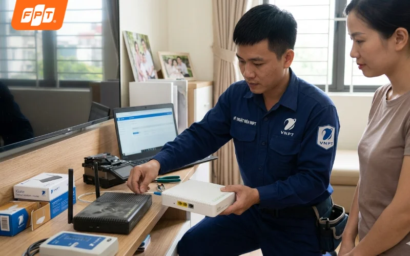 Đổi modem wifi 6 VNPT có mất phí không