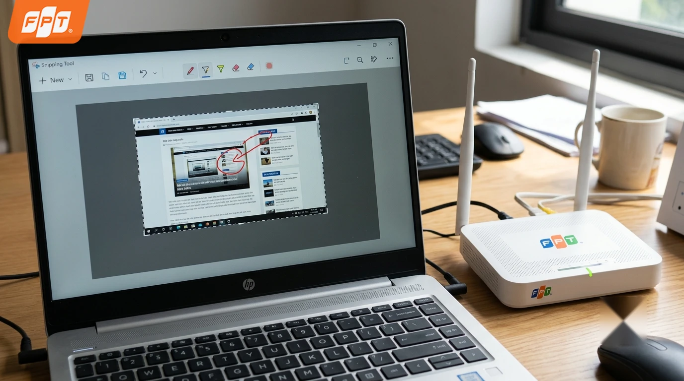 Cách chụp màn hình máy tính HP