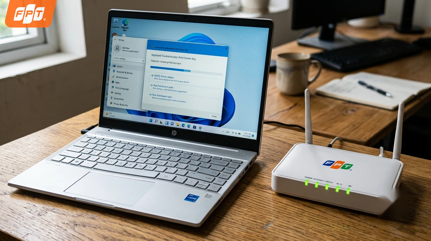 Cách chụp màn hình máy tính HP