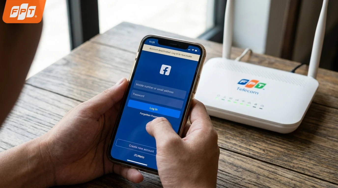 Cách khóa FB tạm thời