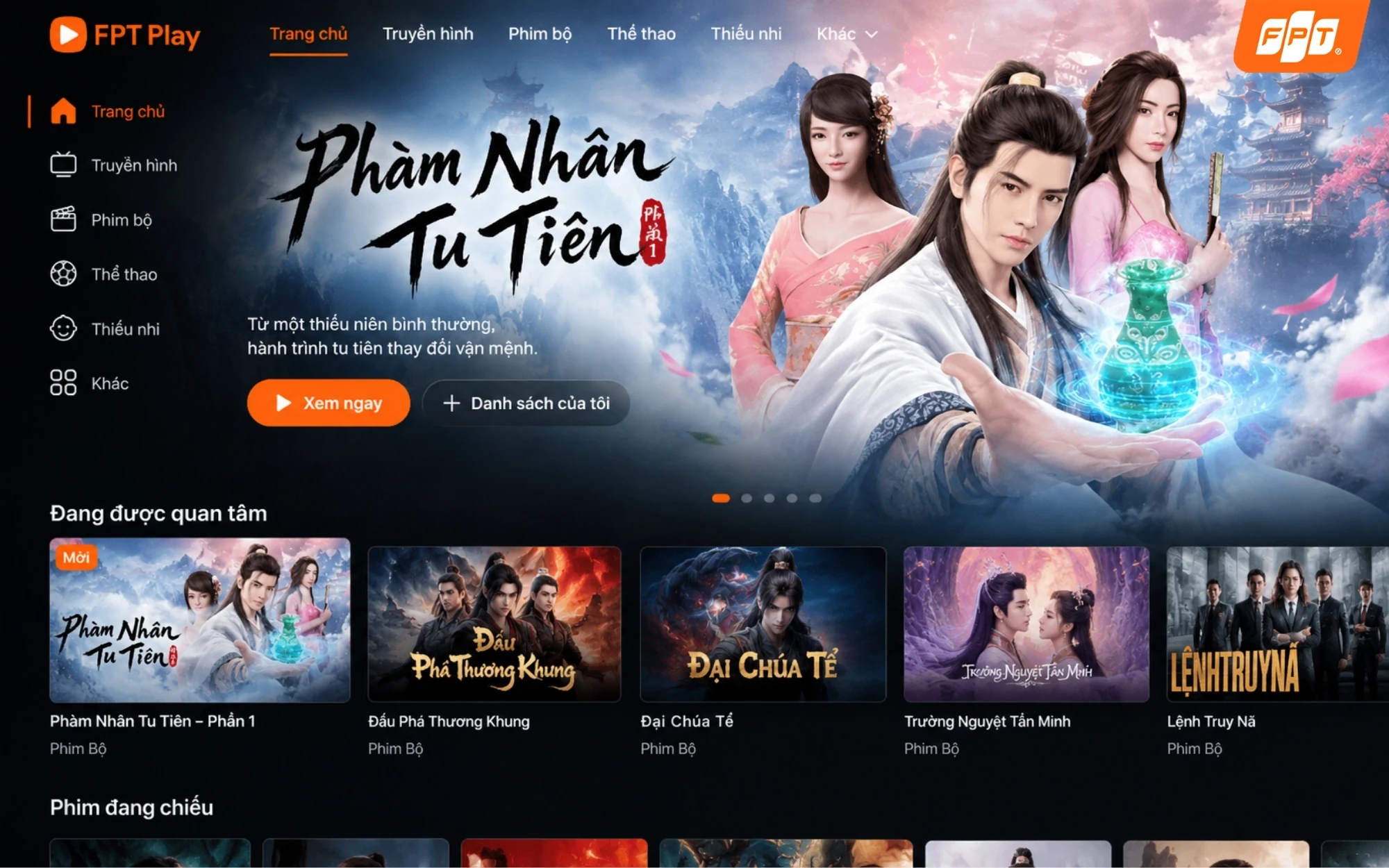 Phàm Nhân Tu Tiên hoạt hình 3D