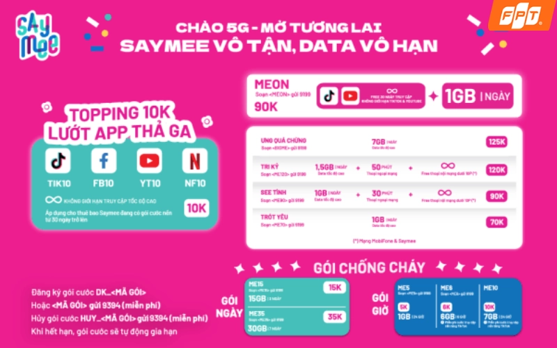 Nhà mạng Saymee