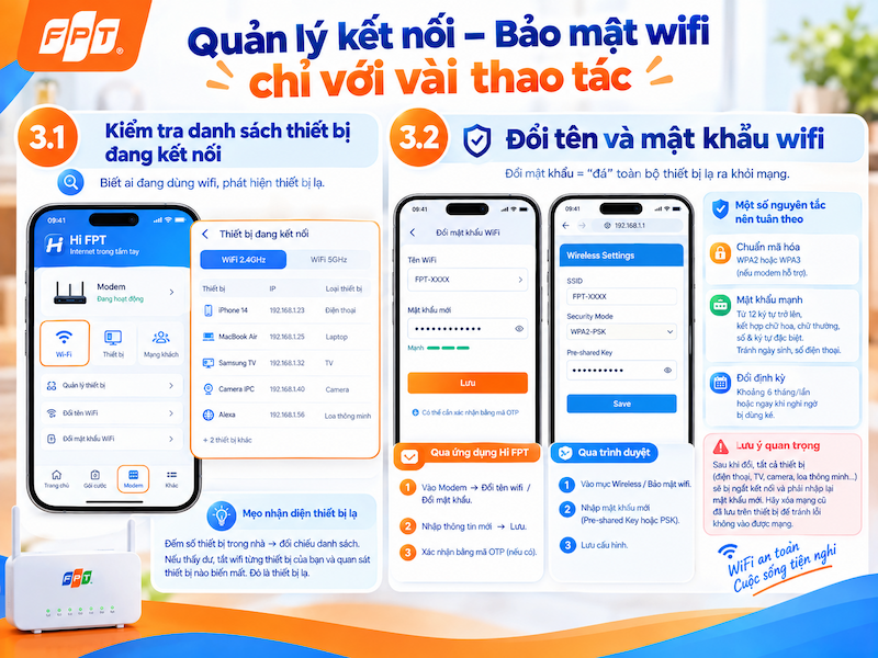 thiết lập lọc địa chỉ MAC chặn thiết bị lạ trên modem wifi