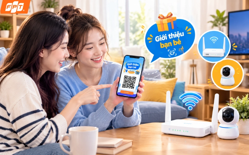 Cách lấy mã giới thiệu trên Hi FPT