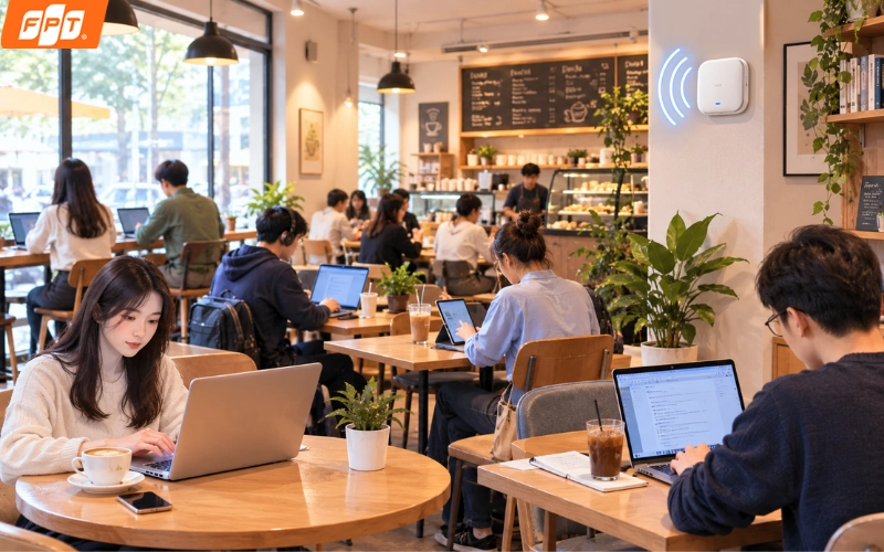 Pass wifi cafe Trung Nguyên
