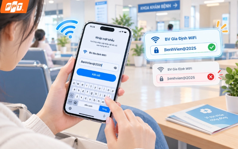 Pass Wifi bệnh viện Gia Định